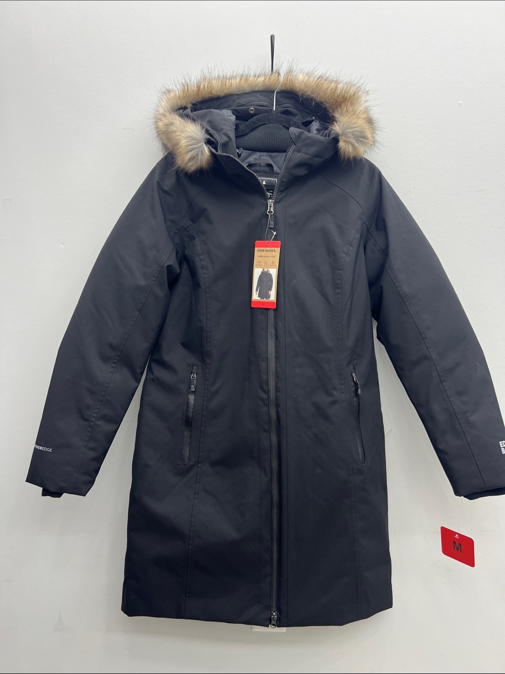 Eddie Bauer Black Women’s Faux-Fur Hooded Parka